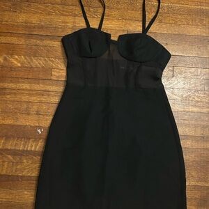 Zara Strapless Black Dress